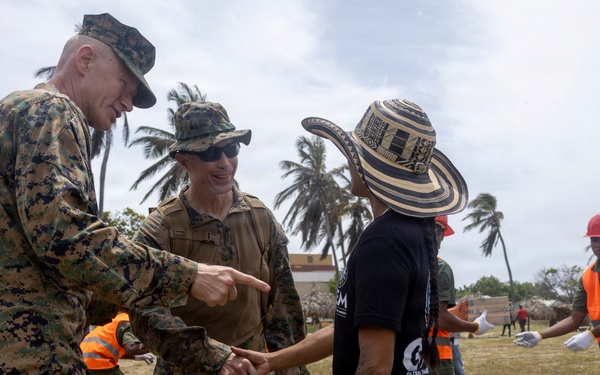LCF-24 Marines and USS Fort Lauderdale Sailors Deliver Supplies to Venezuela
