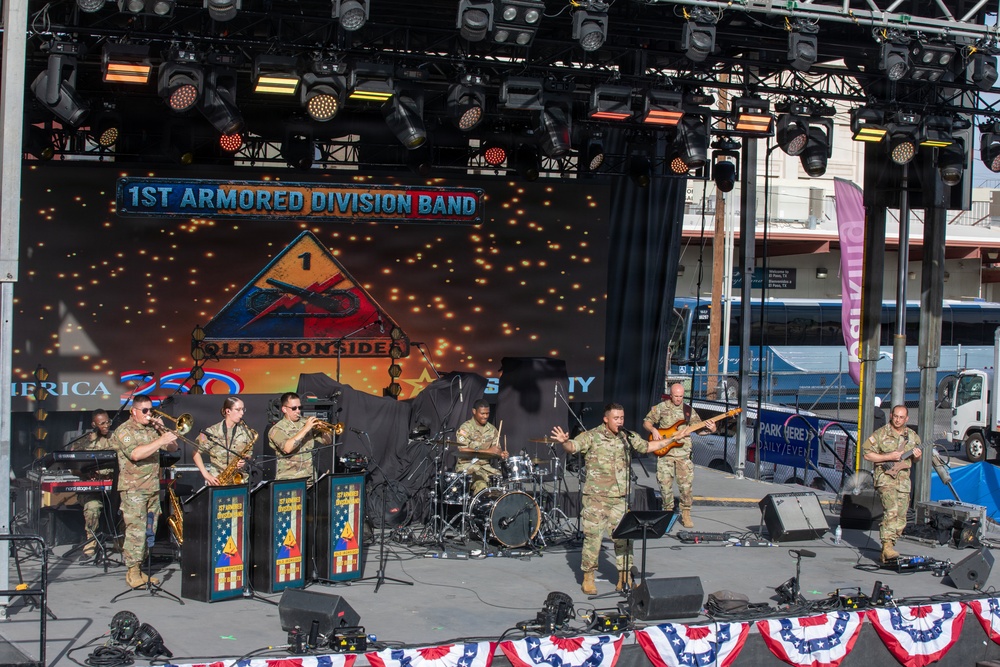 1st Armored Division supports El Paso community during America 250 Independence Day celebrations