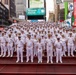International Naval Review250 Times Square Red Steps group photo