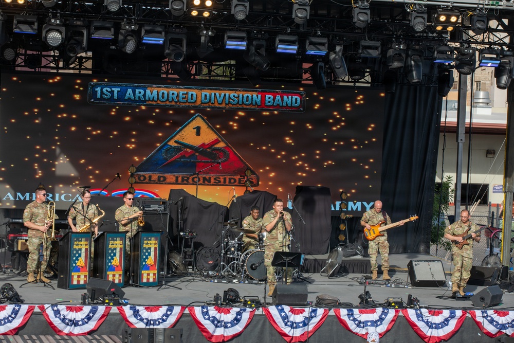 1st Armored Division supports El Paso community during America 250 Independence Day celebrations