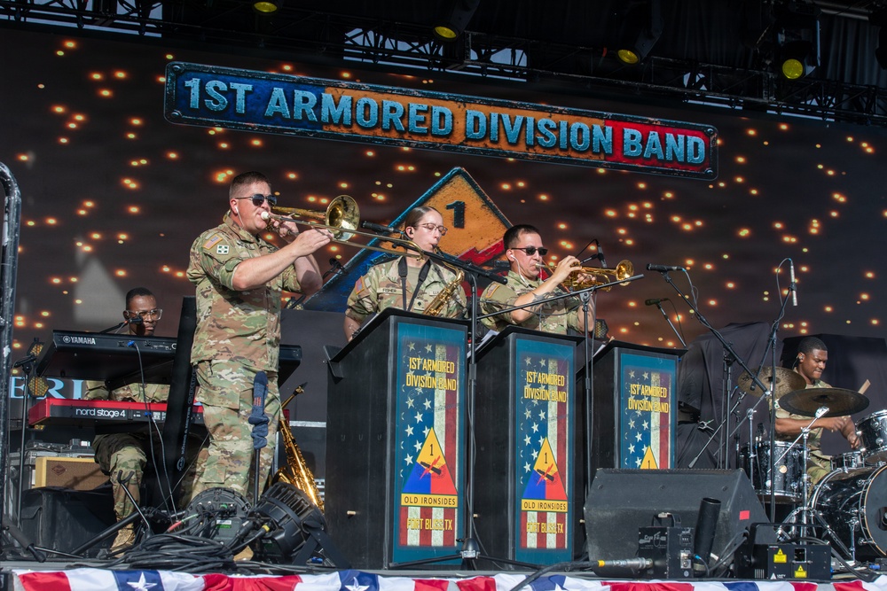 1st Armored Division supports El Paso community during America 250 Independence Day celebrations