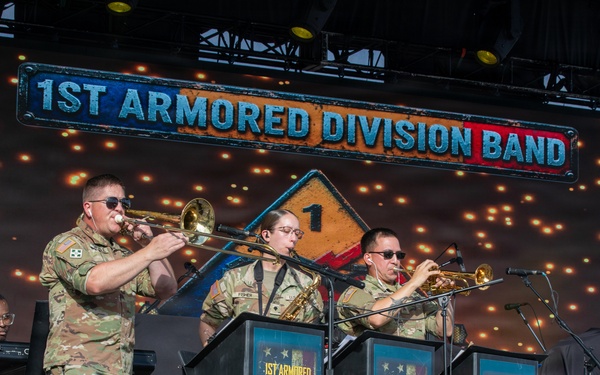 1st Armored Division supports El Paso community during America 250 Independence Day celebrations