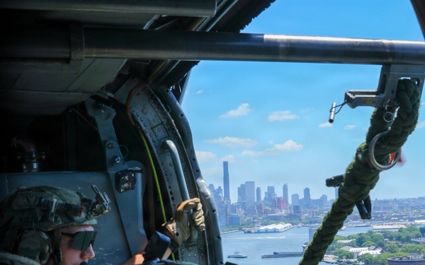 EOD Fast Rope at Liberty State Park
