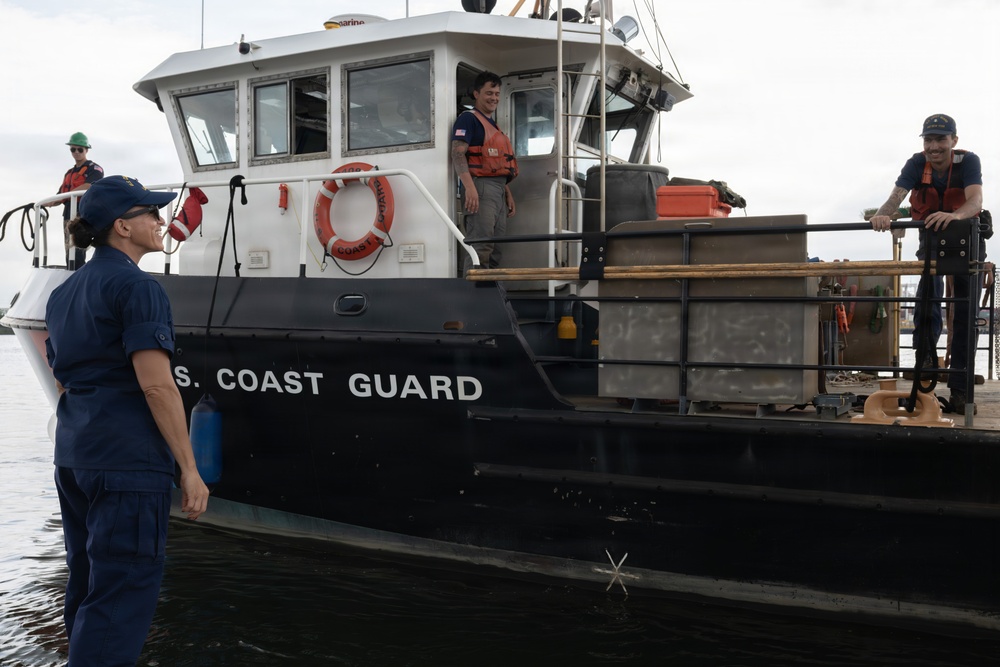 Rear Adm. Jo-Ann F. Burdian Visits Units Supporting Sail250 New York