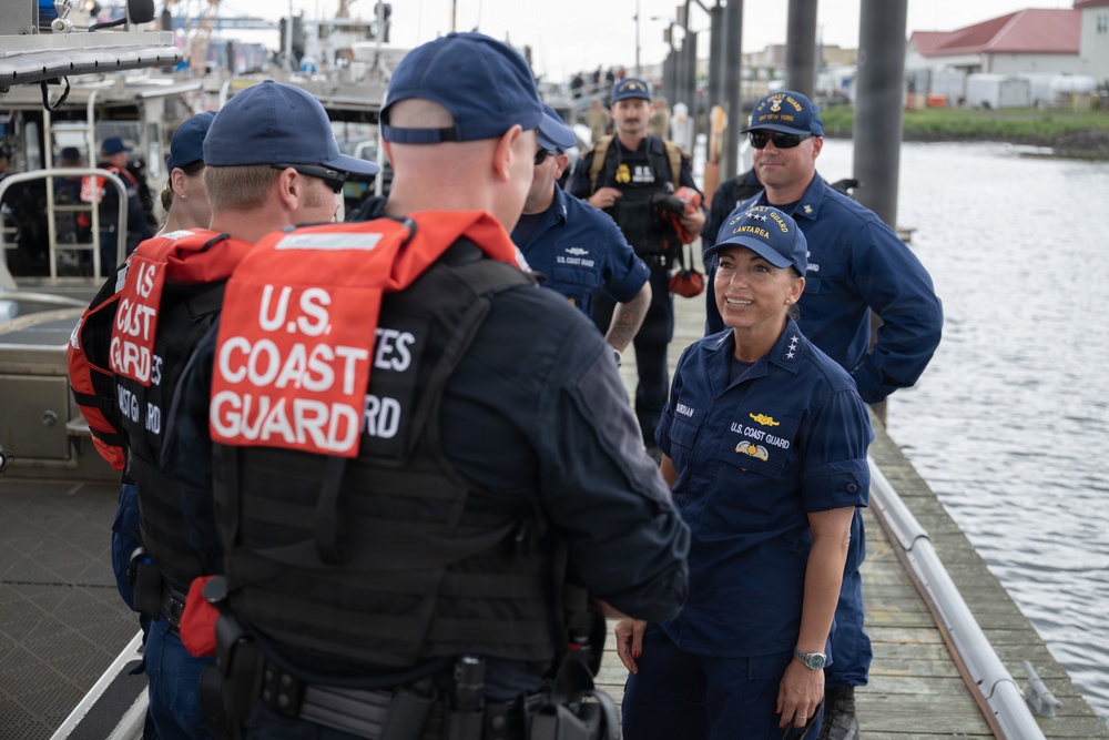 Rear Adm. Jo-Ann F. Burdian Visits Units Supporting Sail250 New York