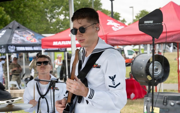 Navy Band Northeast performs at Liberty State Park