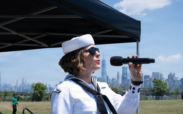 Navy Band Northeast performs at Liberty State Park
