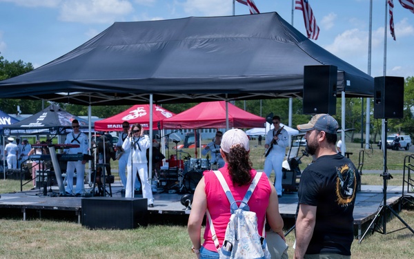 Navy Band Northeast performs at Liberty State Park