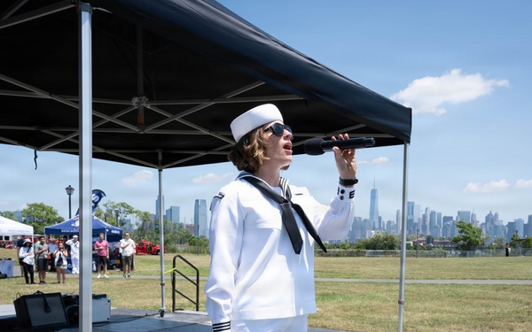 Navy Band Northeast performs at Liberty State Park
