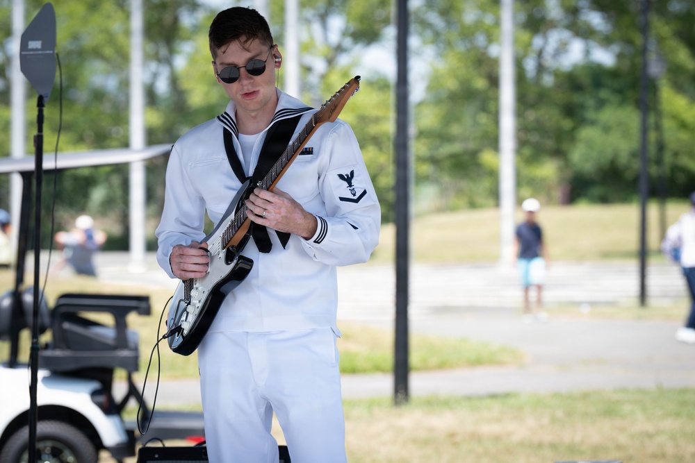 Navy Band Northeast performs at Liberty State Park