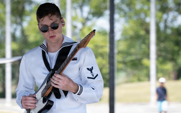 Navy Band Northeast performs at Liberty State Park