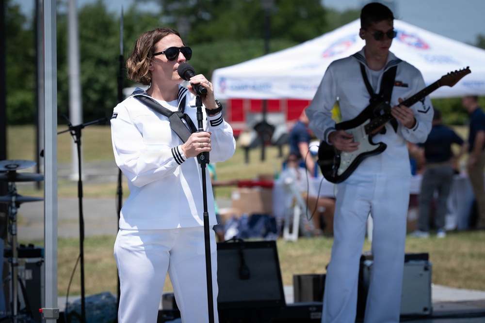 Navy Band Northeast performs at Liberty State Park
