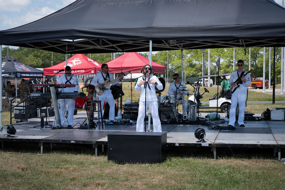Navy Band Northeast performs at Liberty State Park