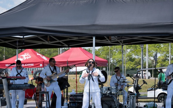 Navy Band Northeast performs at Liberty State Park