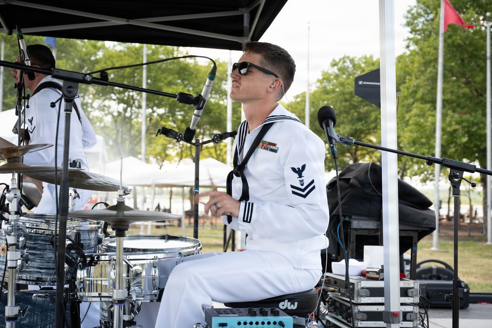 Navy Band Northeast performs at Liberty State Park