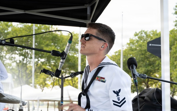 Navy Band Northeast performs at Liberty State Park