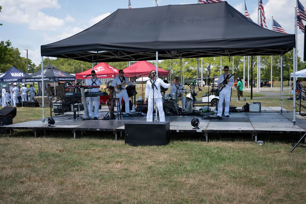 Navy Band Northeast performs at Liberty State Park