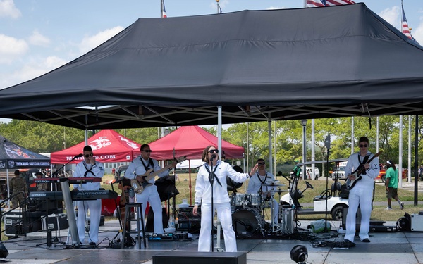 Navy Band Northeast performs at Liberty State Park