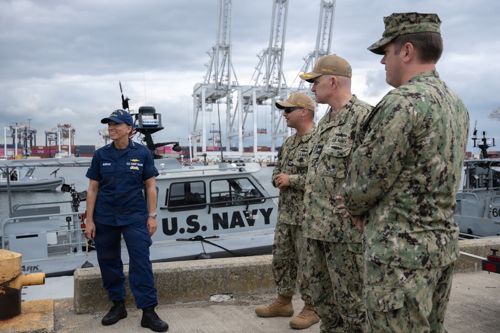 Rear Adm. Jo-Ann F. Burdian Visits Units Supporting Sail250 New York