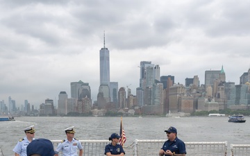 Rear Adm. Jo-Ann F. Burdian Visits Units Supporting Sail250 New York