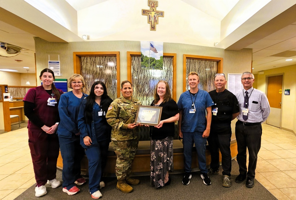 Fort McCoy Garrison commander recognizes medical organization for continued support to service members, Fort McCoy