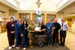 Fort McCoy Garrison commander recognizes medical organization for continued support to service members, Fort McCoy