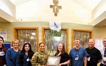 Fort McCoy Garrison commander recognizes medical organization for continued support to service members, Fort McCoy