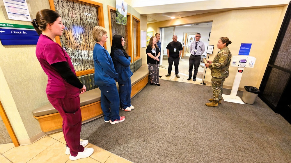 Fort McCoy Garrison commander recognizes medical organization for continued support to service members, Fort McCoy