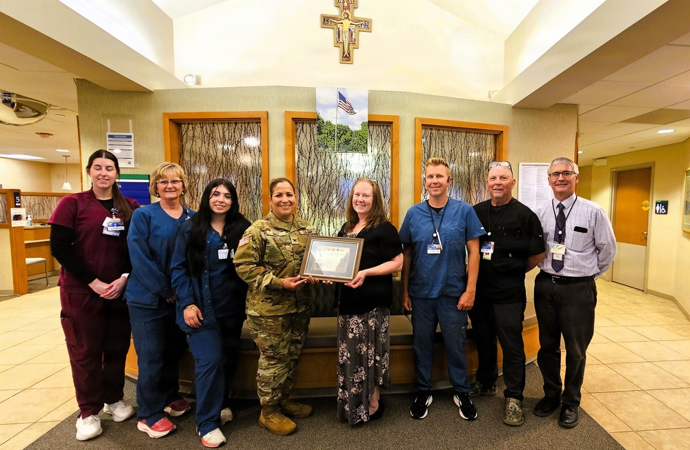 Fort McCoy Garrison commander recognizes medical organization for continued support to service members, Fort McCoy