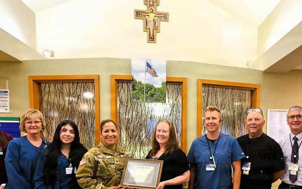 Fort McCoy Garrison commander recognizes medical organization for continued support to service members, Fort McCoy