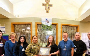 Fort McCoy Garrison commander recognizes medical organization for continued support to service members, Fort McCoy
