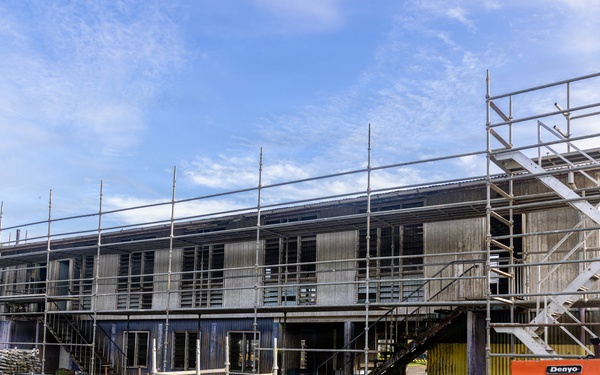 U.S., Papua New Guinea engineers prepare Igam Barracks classrooms for renovation during Tamiok Strike 26