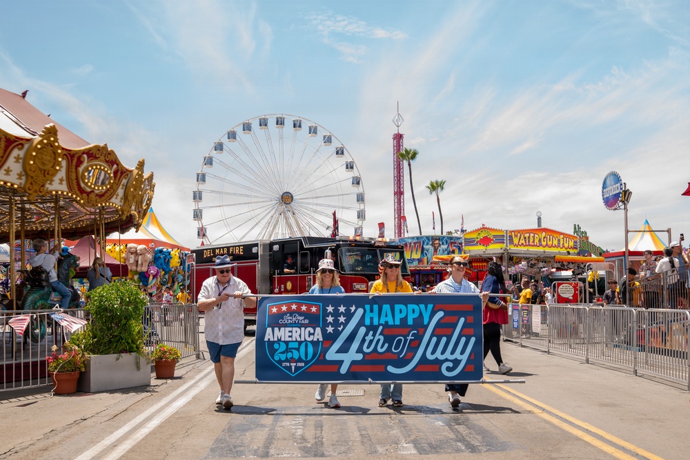 Marine Band San Diego participates in 2026 San Diego County Fair Independence Day Parade