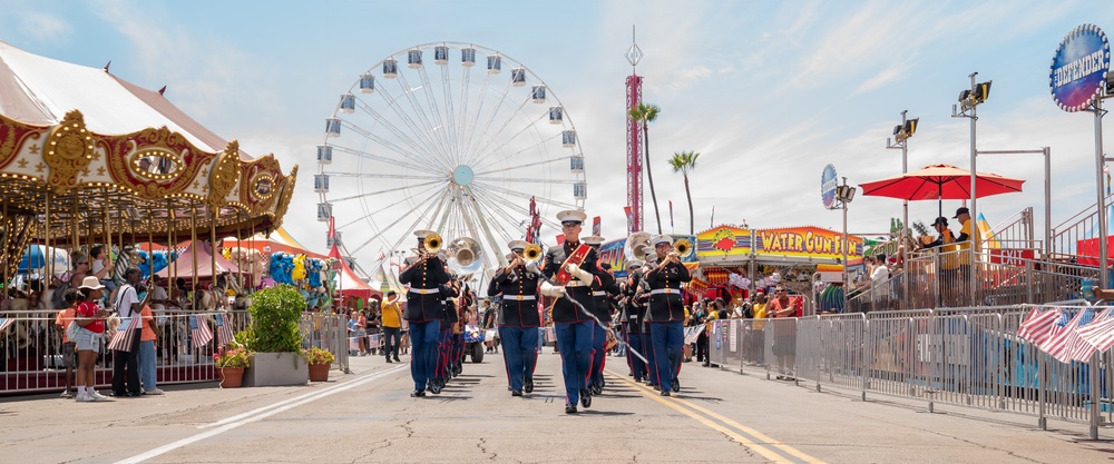 Marine Band San Diego participates in 2026 San Diego County Fair Independence Day Parade