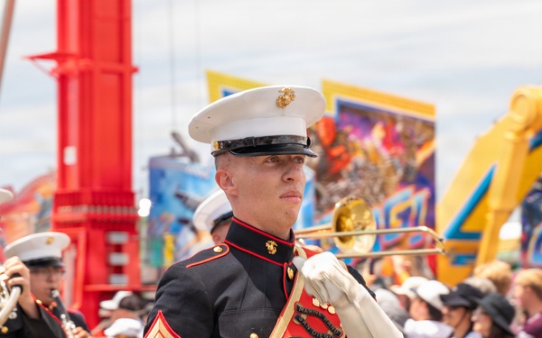 Marine Band San Diego participates in 2026 San Diego County Fair Independence Day Parade