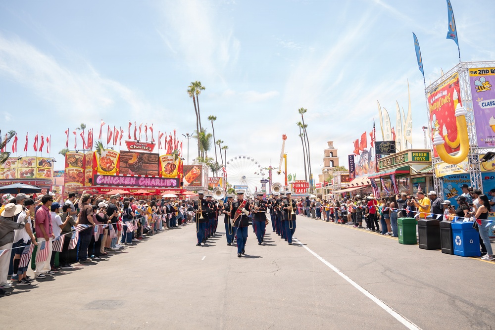 Marine Band San Diego participates in 2026 San Diego County Fair Independence Day Parade