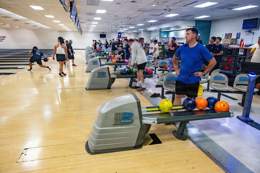 Rim of the Pacific 2026 participants compete in bowling tournament