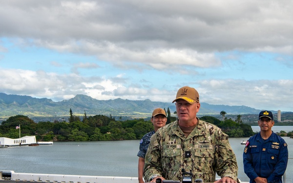 RIMPAC 2026: Expeditionary Strike Group 3 Commander Addresses International Press Aboard USS Essex
