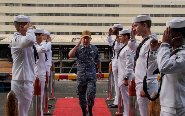ROK Navy Task Force Commander Arrives Aboard USS Essex for RIMPAC 2026