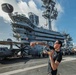 George Washington Conducts Physical Training on the Flight Deck