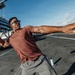 George Washington Conducts Physical Training on the Flight Deck
