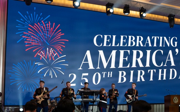 U.S. Marine band performs for America’s 250th Anniversary in Bangkok