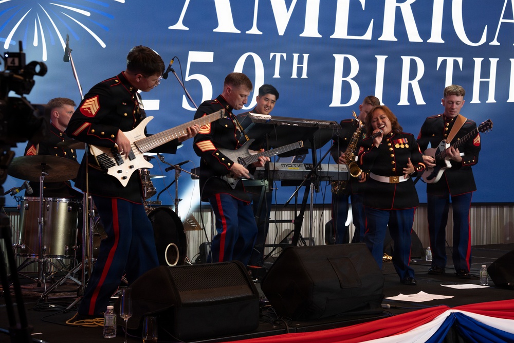 U.S. Marine band performs for America’s 250th Anniversary in Bangkok
