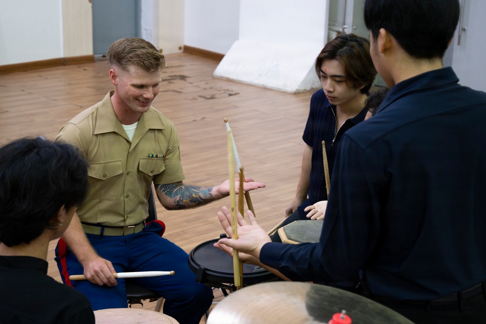 U.S. Marine band holds workshop in Bangkok