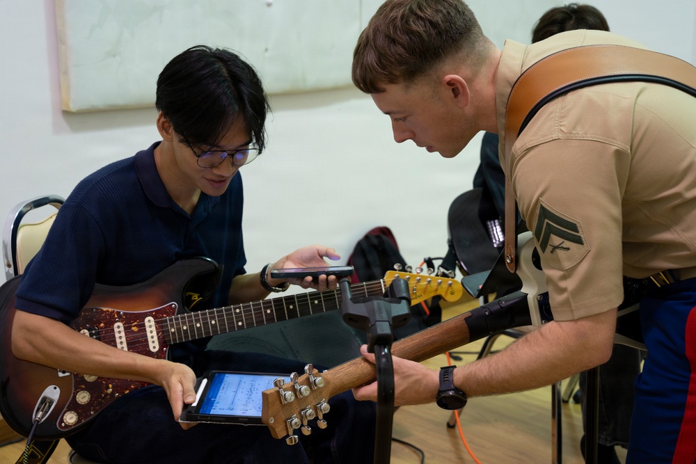 U.S. Marine band holds workshop in Bangkok