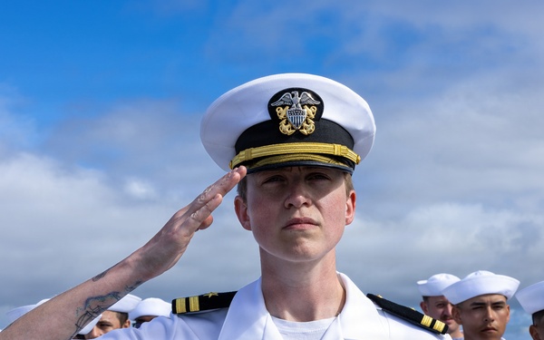 USS John Paul Jones (DDG 53) holds Burial at Sea