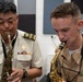 U.S. Marine band practices alongside the Singapore Armed Forces Band