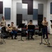 U.S. Marine band practices alongside the Singapore Armed Forces Band