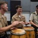 U.S. Marine band practices alongside the Singapore Armed Forces Band