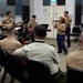 U.S. Marine band practices alongside the Singapore Armed Forces Band
